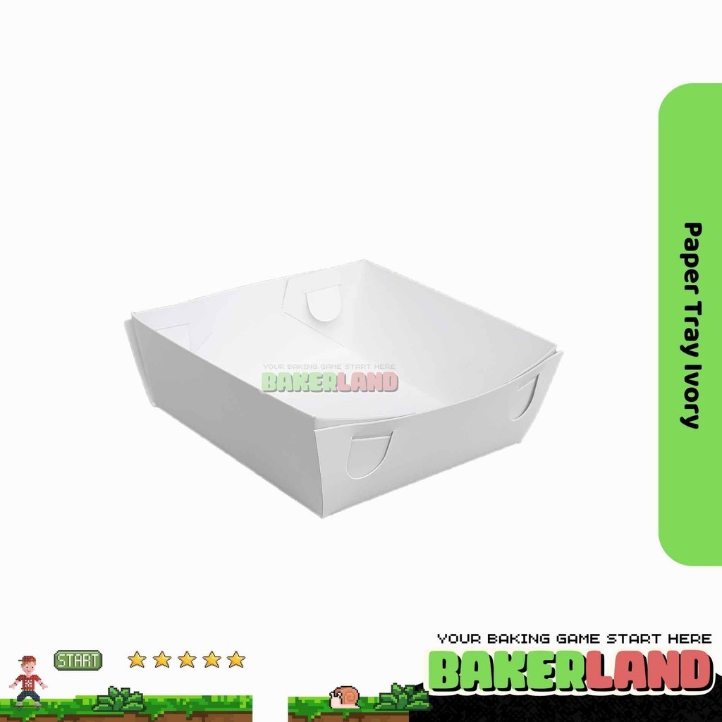 Paper Tray makanan, Tempat Burger, Tempat Kentang Goreng, Box Burger & Kentang