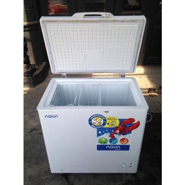 freezer box AQua 160AF 160L garansi resmi