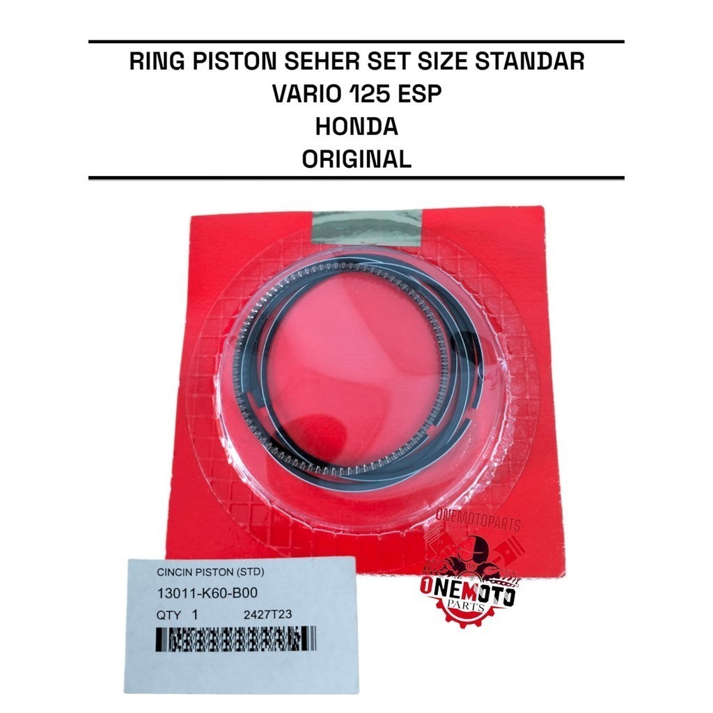 Orimoto - RING PISTON SEHER SET SIZE STANDAR VARIO 125 ESP AHM 13011-K60-B00