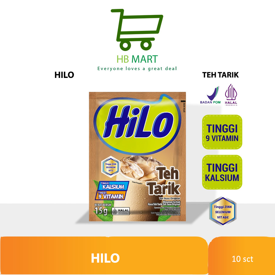 

HILO TEH TARIK 10 SACHET - TEH TARIK TINGGI KALSIUM BERVITAMIN