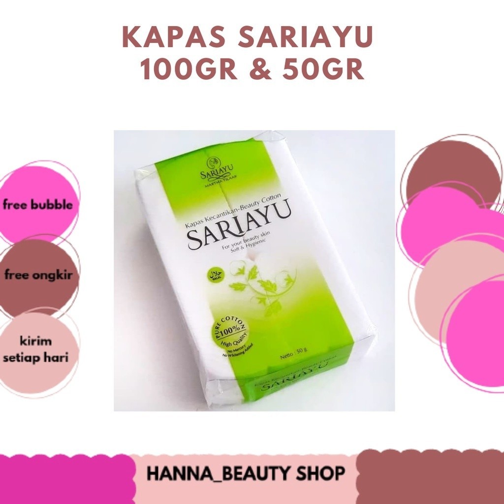 sariayu kapas  50gr & 100gr