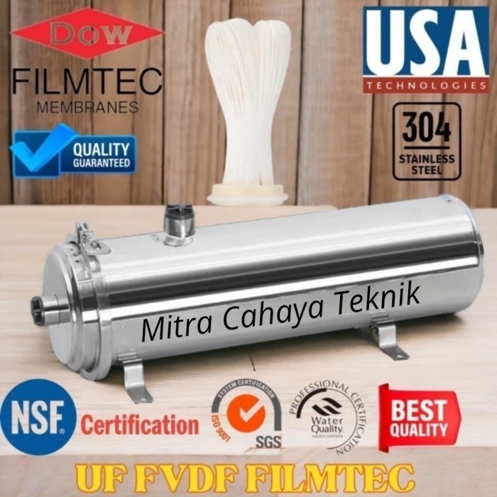 PVDF UF 10000 LPH ULTRAFILTRASI 10.000LPH ULTRAFILTRASI MEMBRANE PVDF