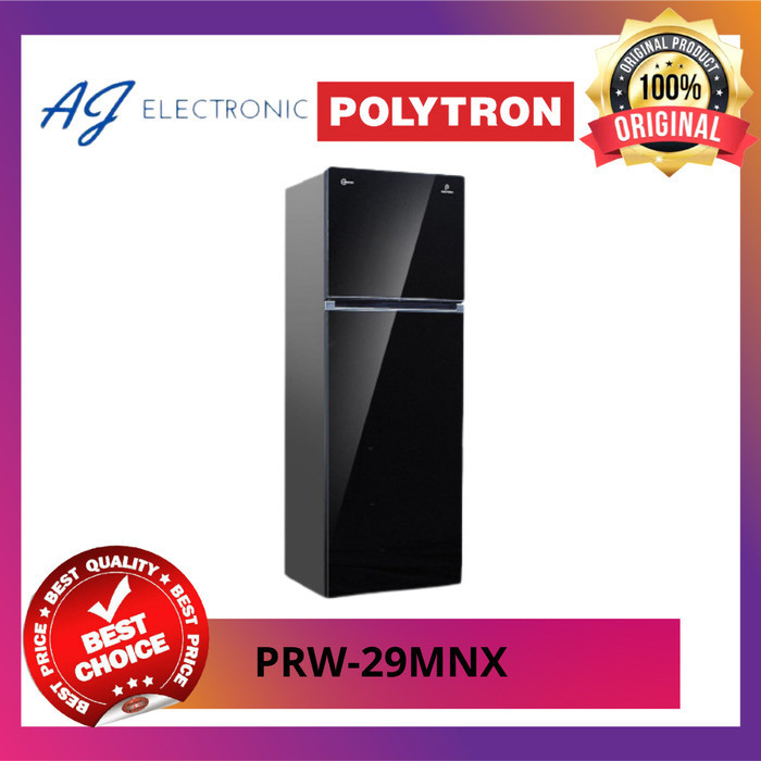 KULKAS POLYTRON PRW-29MNX / PRW29MNX / PRW 29 MNX , 2 PINTU