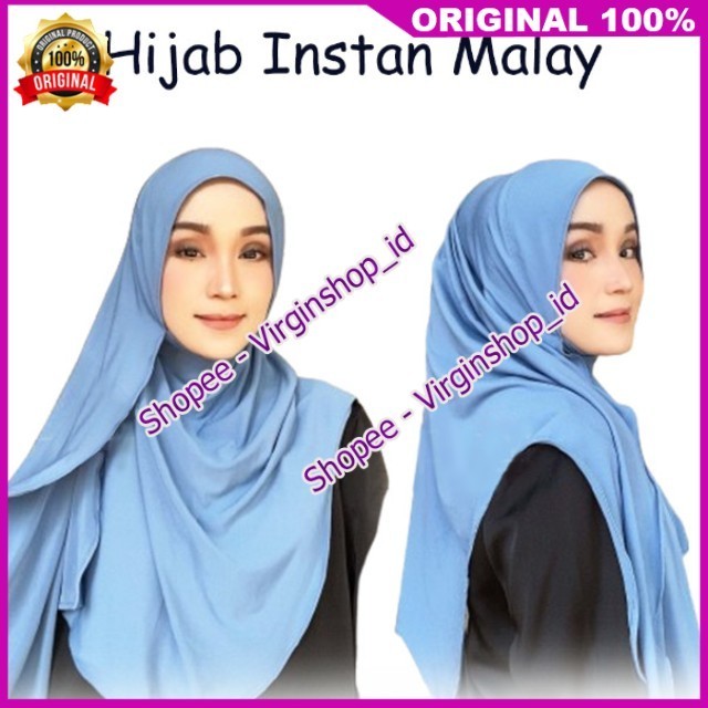 Hijab Instan Malay/Jilbab Kekinian 100% ORIGINAL ASLI