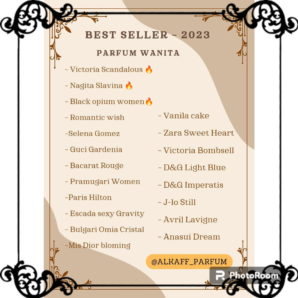 paket usaha parfum 100btl bisa custom brand ~ size 30ml