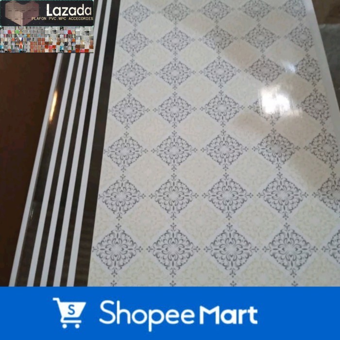 plafon pvc motif kayu glossy