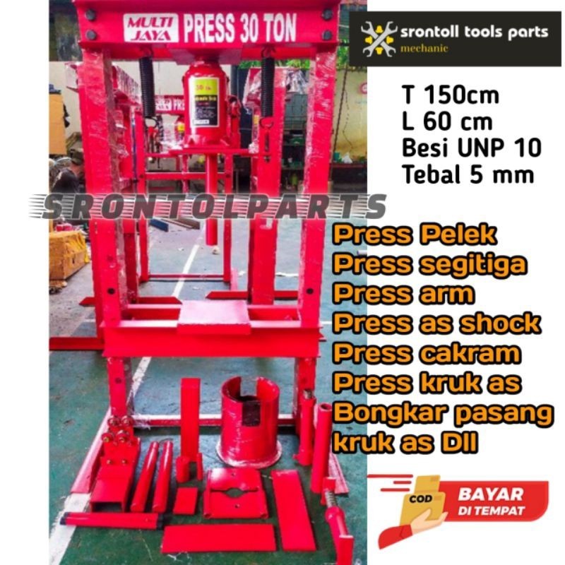 Alat press pres velg pelek segitiga rajawali arm as shock depan bongkar pasang kruk as semua motor u