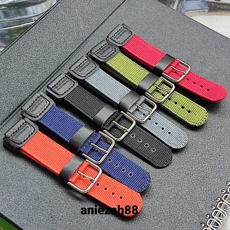 Strap Tali Kanvas Nilon Tali Jam  Casio AE-1000 AE-1200 AE-1300 W-217H W-218H F-91