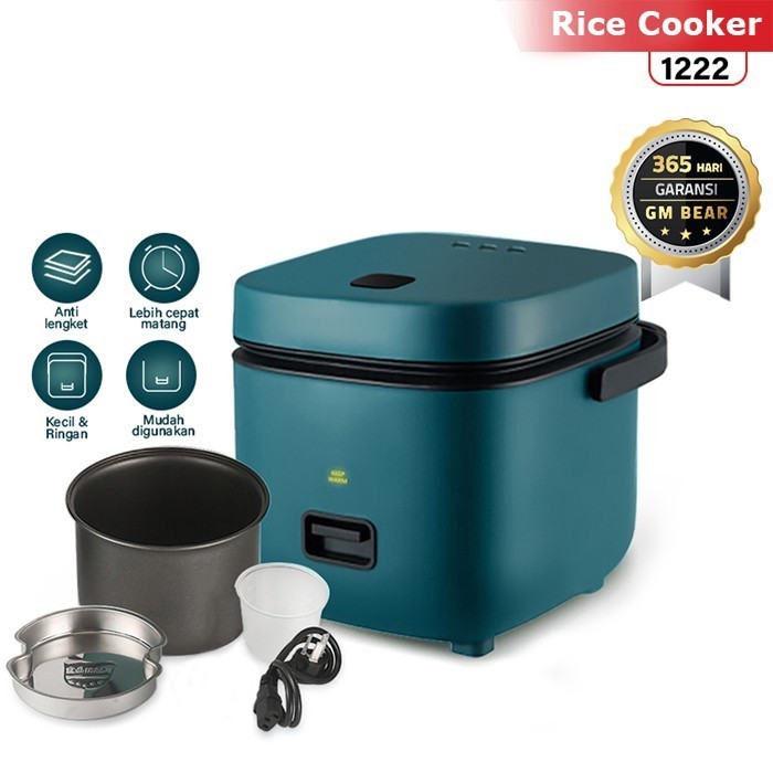 

Magicom Rice Cooker Mini 0.8 L Penanak Nasi Minimalis Praktis 200 Watt - Hijau