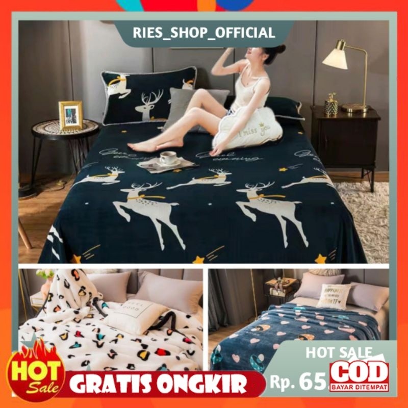 KAIN HALUS ADEM LEMBUT TEBAL / SELIMUT BULU HALUS MOTIF JUMBO 180X200 SELIMUT LEMBUT SELIMUT TIDUR H