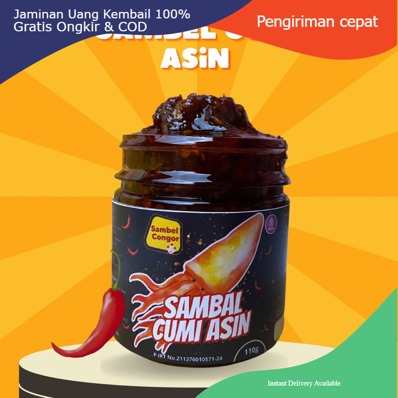 

Sambal Cumi Asin by Sambel Congor (Sambel baby cumi asin sambel enak asli oelek sambel cumi ciamik viral) INSTAN TERMURAH
