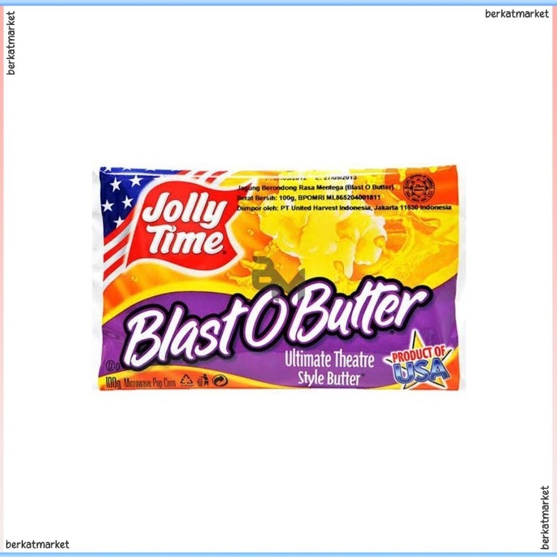 

POPCORN INSTANT JOLLY TIME POPCORN 100GR CEMILAN BRONDONG JAGUNG POPCORN