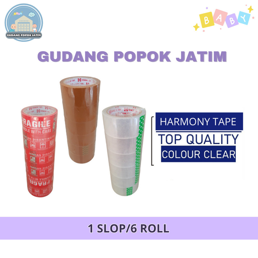 

LAKBAN COKLAT LAKBAN BENING LAKBAN FRAGILE 1 SLOP MURAH ISOLASI SELOTIP 45MM DAYA LENGKET KUAT PER 1 SLOP GPJ