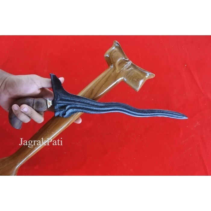 keris pandawa PB tebal warangka bugis murah - bilahan saja JP1247