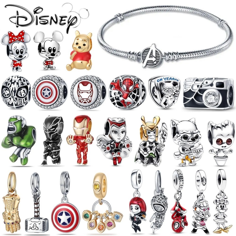 New Classic Hot Selling Disney Iron Man Marvel Fashion Fit Pandora Original Bracelet Women's Gift