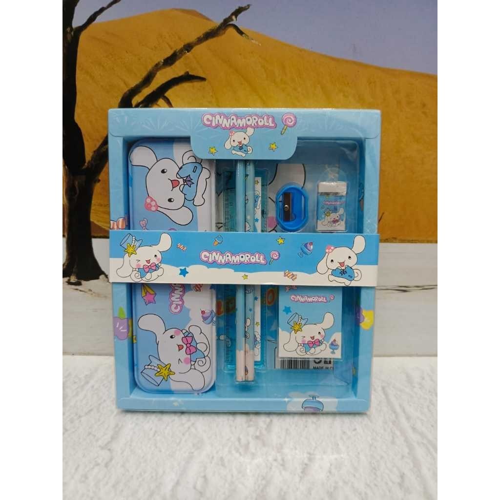 

PAKET ALAT TULIS STUDY STATIONERY SET EB-567/UGO -3015/SS 8015 SANRIO CINNAMOROLL KUROMI MELODY