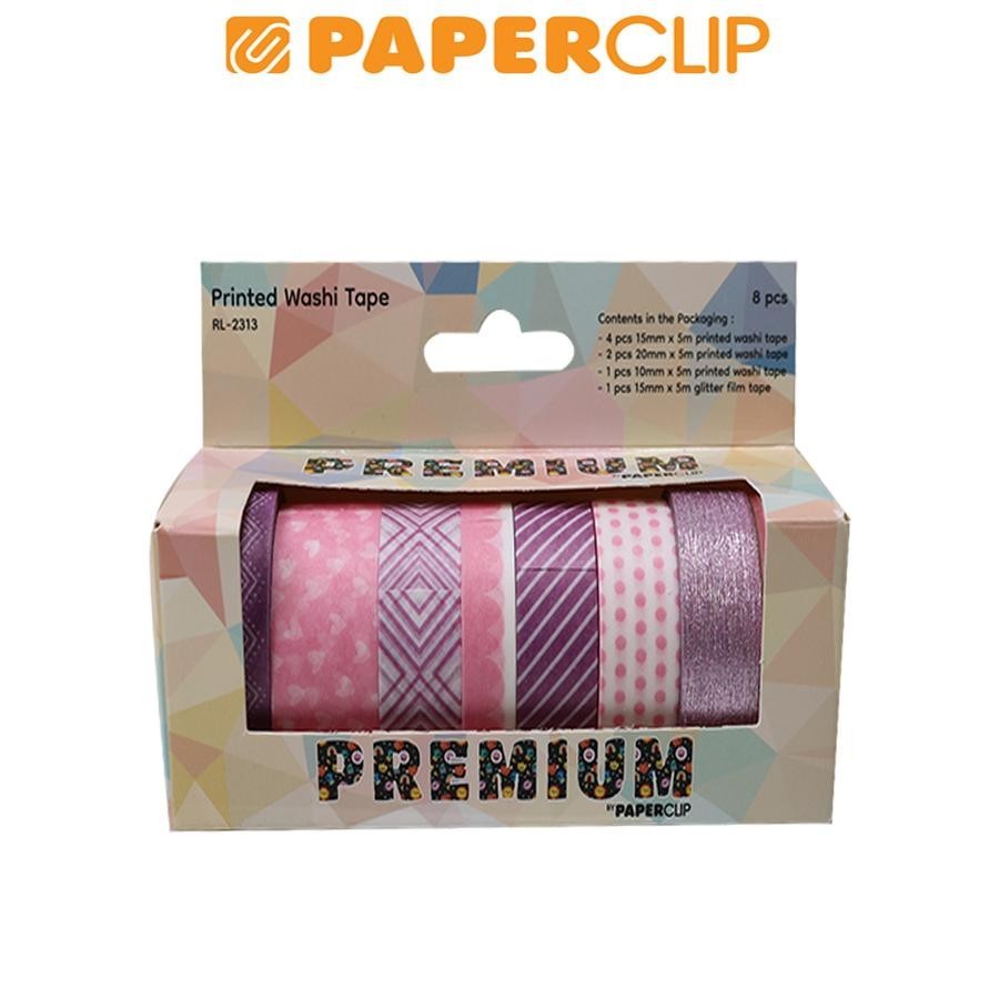 

DECORATION TAPE / WASHI TAPE RL2313 8P PRINTED