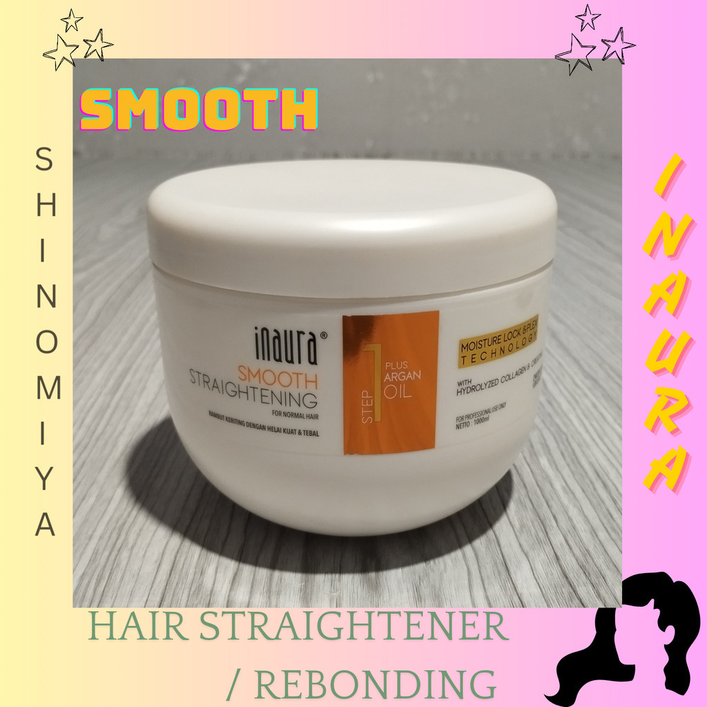 [SMOOTH] PELURUSAN RAMBUT INAURA 1KG / 1000ML /  SMOOTHING REBONDING OBAT PELURUS RAMBUT SALON