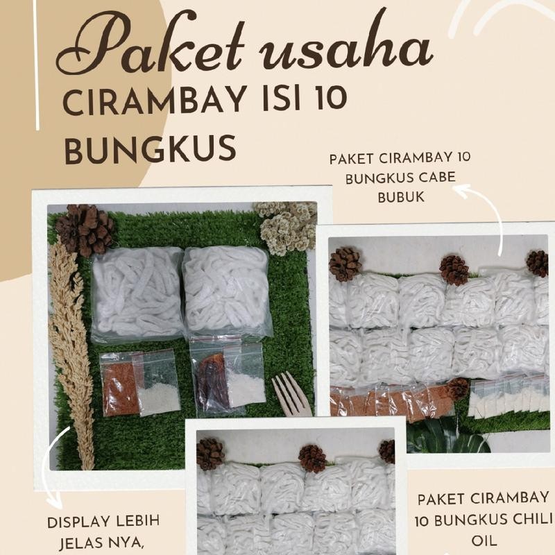 

PAKET USAHA CIRAMBAY 10 BUNGKUS