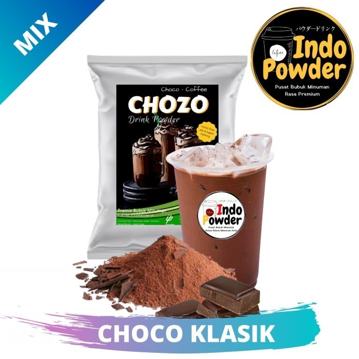 

[Ready] Bubuk Minuman Aneka rasa Choco Klasik 1kg - bubble drink Indopowder