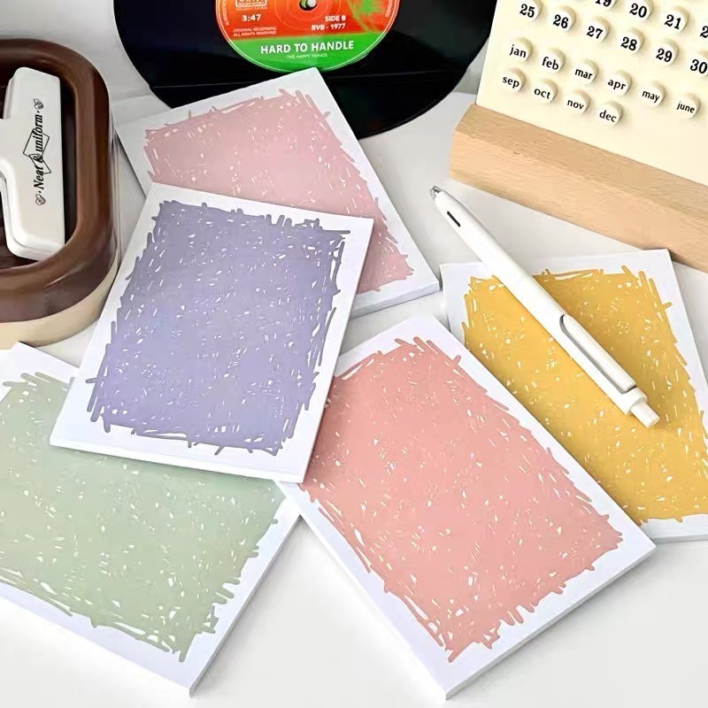 

30pcs Catatan / Layar Retro Memo / Note Paper / Notepad / Kantor Desktop Jadwal Buku Memo / Noteblock Notepad Yang Dapat Disobek barang aesthetic