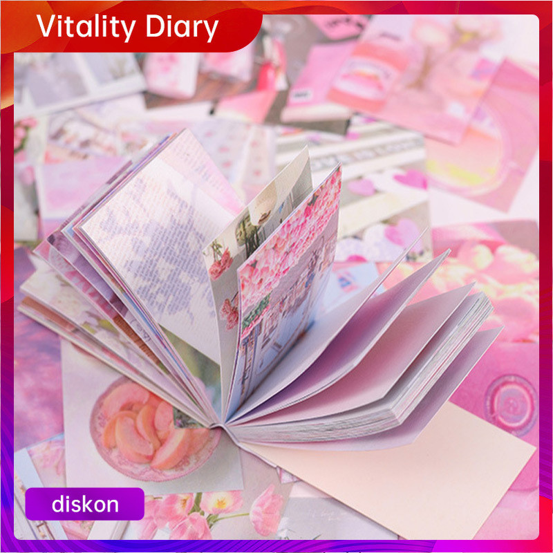 

【COD❤️】Stiker Pemandangan Indah Kreatif Stiker Gaya Ins Lucu Stiker Bahan Buku Besar Tangan VDY