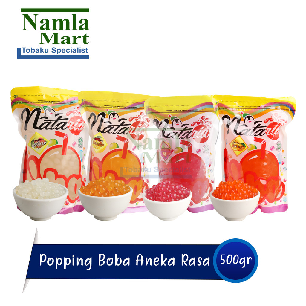 

Popping Boba Aneka Rasa 500gr - Poping Boba Instant Pecah Dimulut