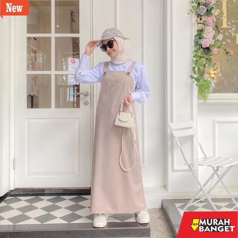 Jumsuit Wanita Kekinian Overall Wanita Korean Style Dress Jumpsuit Baju Kodok Overall  korea