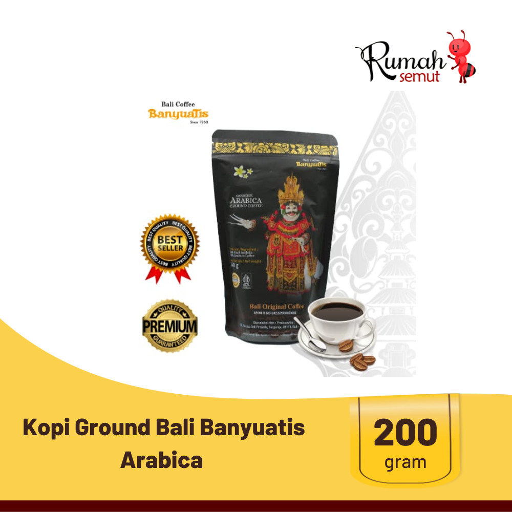 

Kopi Ground Bali Banyuatis Arabica 200gr