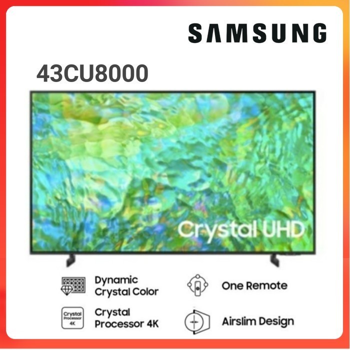 SAMSUNG 43CU8000 / UA43CU8000 4K SMART TV 43 inch 2023 series