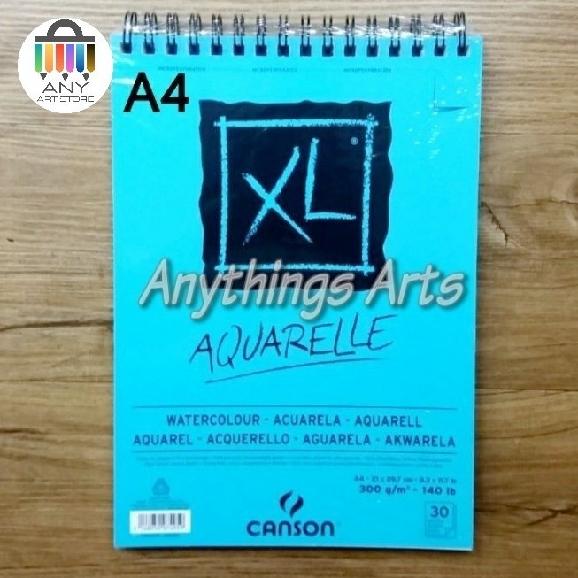 

✨LARIS✨ -Canson XL Aquarelle A4 300gsm 30 lembar buku gambar