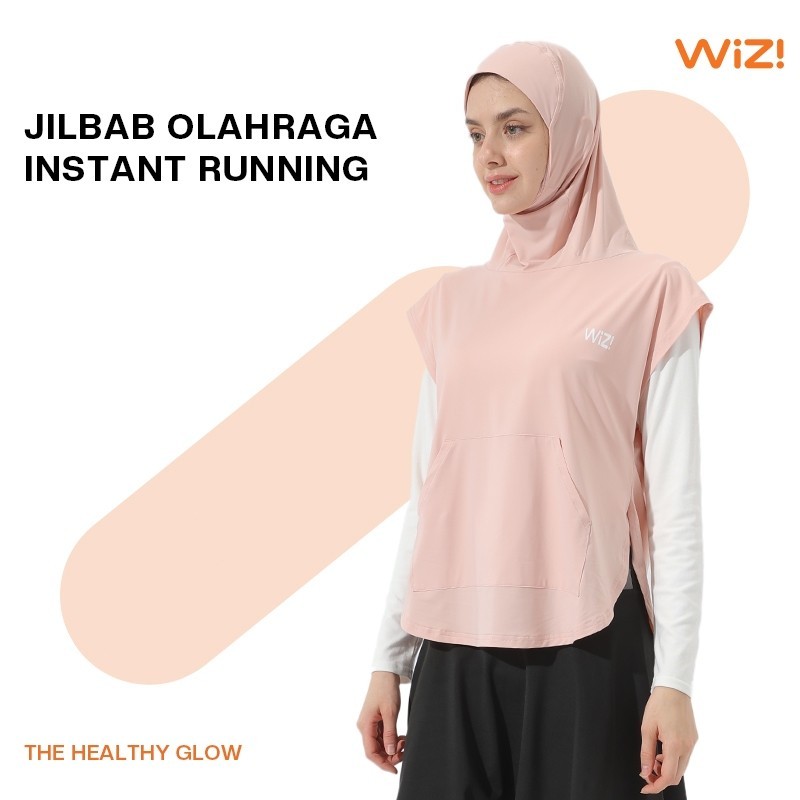 ✨BEST SELLER✨ -RAGA Jilbab Olahraga Sport Hijab Instant Running Outer Sport Hijab Panjang Kerudung P