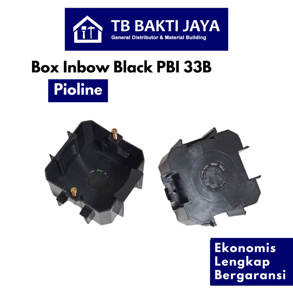 Pioline MK Inbow Hitam Segi PBI33B / Inbow Rumah Saklar