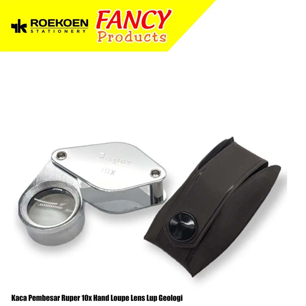 

Ruper Kaca Pembesar 10x Hand Loupe Lens Lup Geologi
