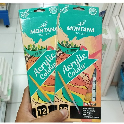 

MONTANA ACRYLIC COLOR 12 WARNA ( TAC-12PT ) 001