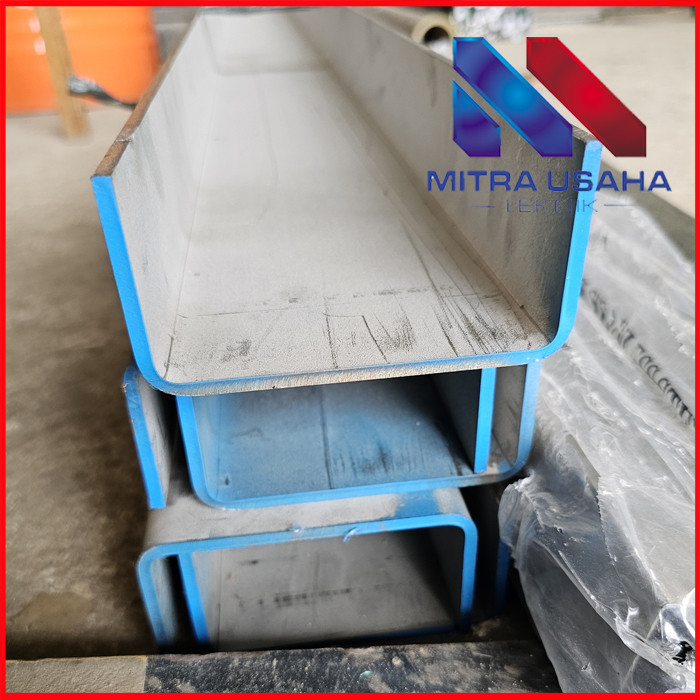 UNP SUS 304 80 X 40 X 4 X 6000 mm Kanal U Stenlis Stainless Steel Bending