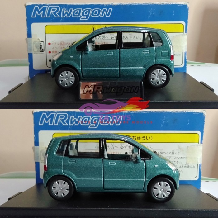 PTS99 Diecast Suzuki MRWagon Karimun Estilo Hijau Skala 1:42 Dealerbox