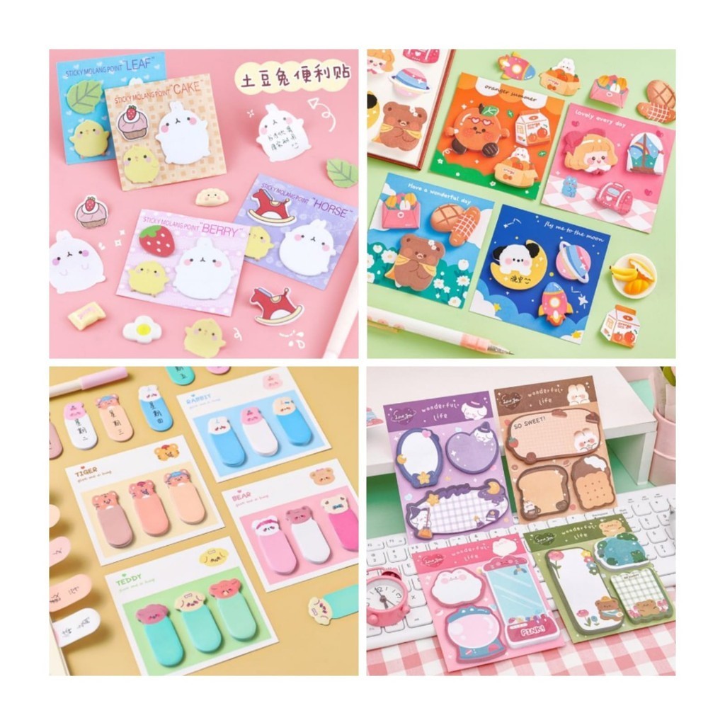 

HFM Sticky Notes Tempel 3in1 Motif Animal