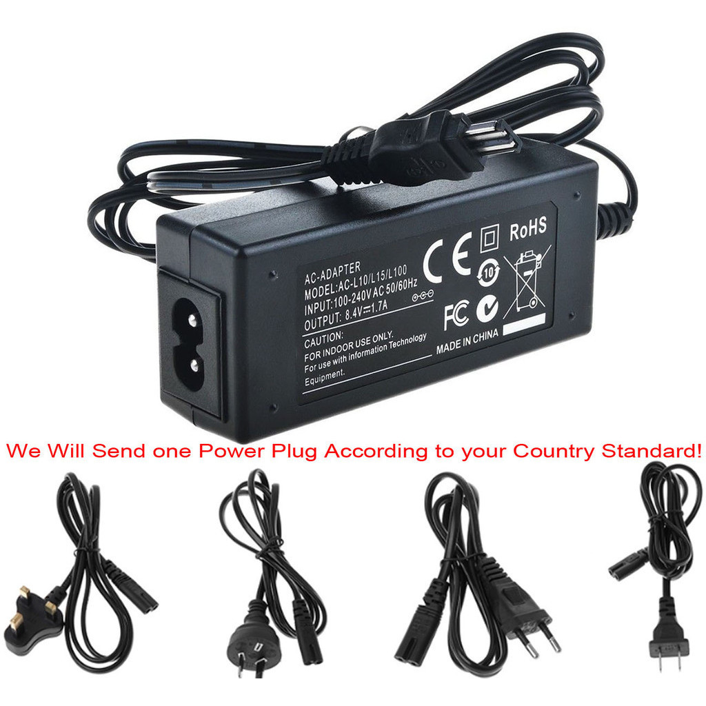 AC Power Adapter Charger for Sony DCR-TRV341, DCR-TRV351, DCR-TRV361, DCR-TRV461, DCR-TRV525, DCR-TR