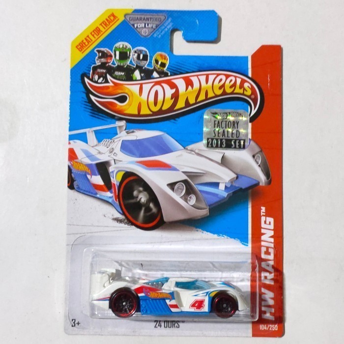 Hotwheels 24 Ours putih Factory sealed