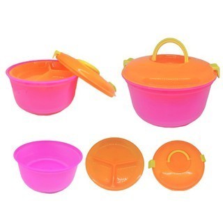 [FLASH SALE] Rantang Plastik Susun Mini Tepak Makan Piknik Catering Tempat Bakso Soto Berkat Lunch B