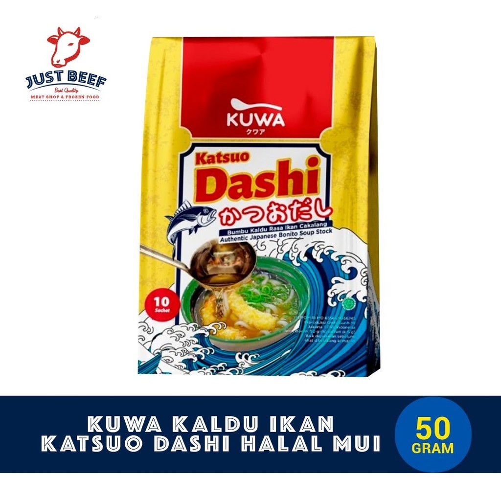 

KUWA Kaldu Ikan Katsuo Dashi Halal Mui - Kaldu Soup 50g