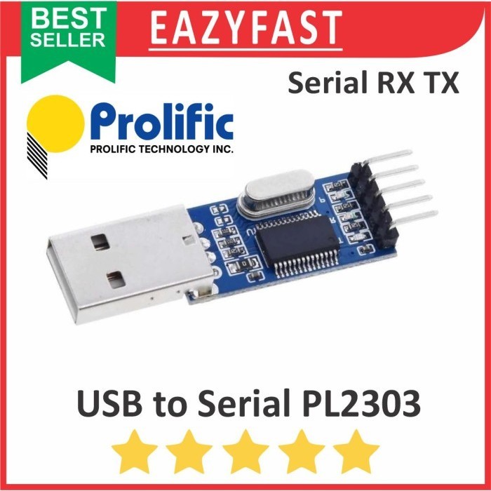 Modul USB to Serial TTL Converter PL2303 PL2303HX PL 2303 HX Prolific UART RX TX Adapter Arduino RS2