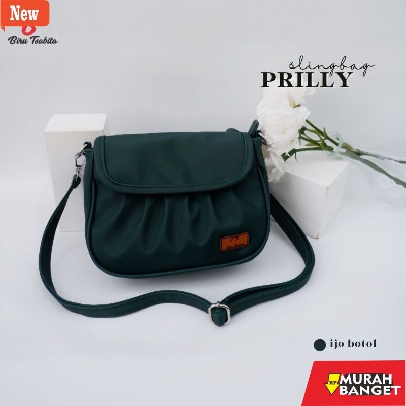 tas selempang wanita shopee haul Tas PRILLY BY BIRU TSABITA// TAS SELEMPANG BIRU TSABITA