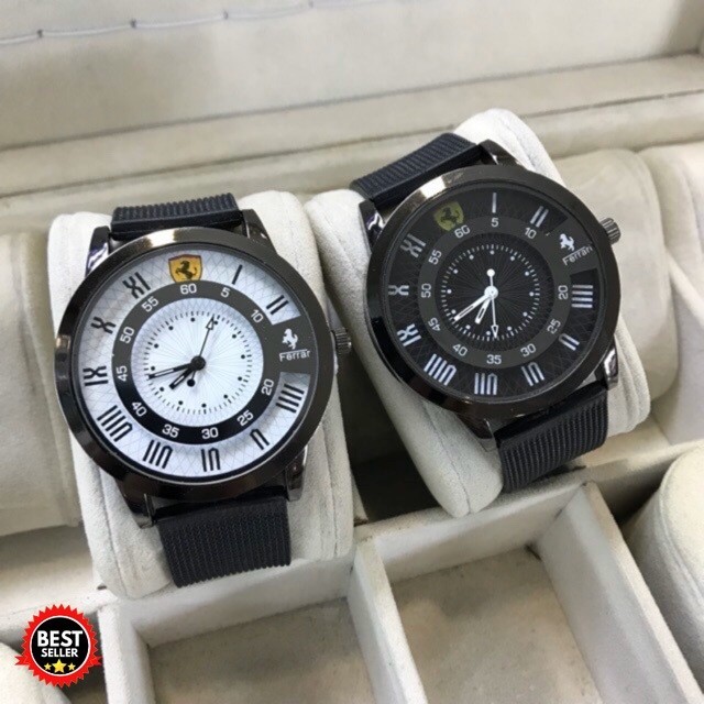JAM TANGAN PRIA KARET BENETTON/KARET TIPIS