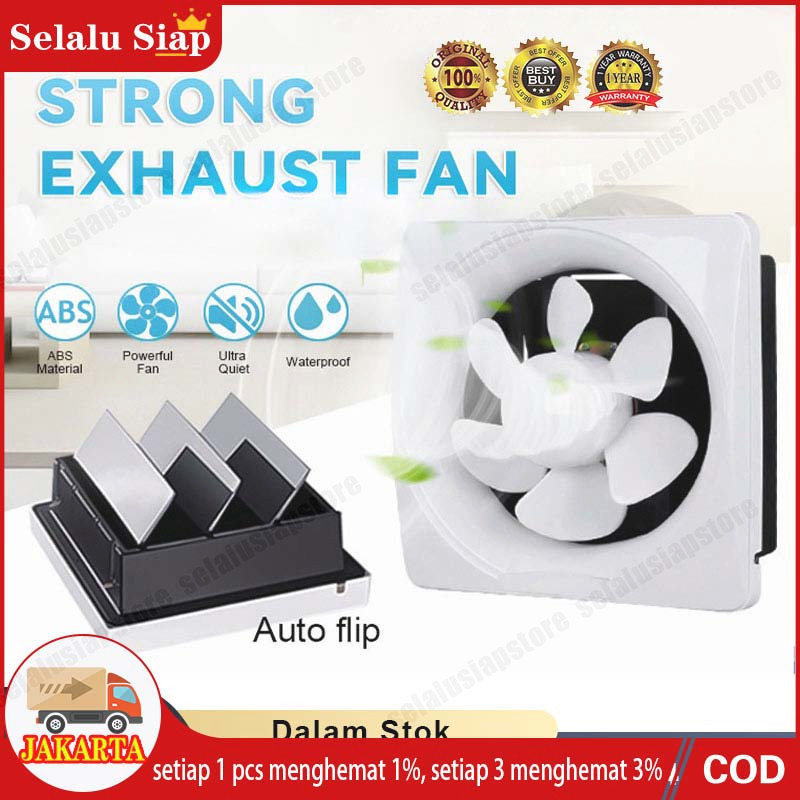 Wall Exhaust/Hexos/Heksos Fan Dinding 10" (25 Cm) Exhaust Fan Plafon Exhaust Plafon/Hexos/Heksos 10 