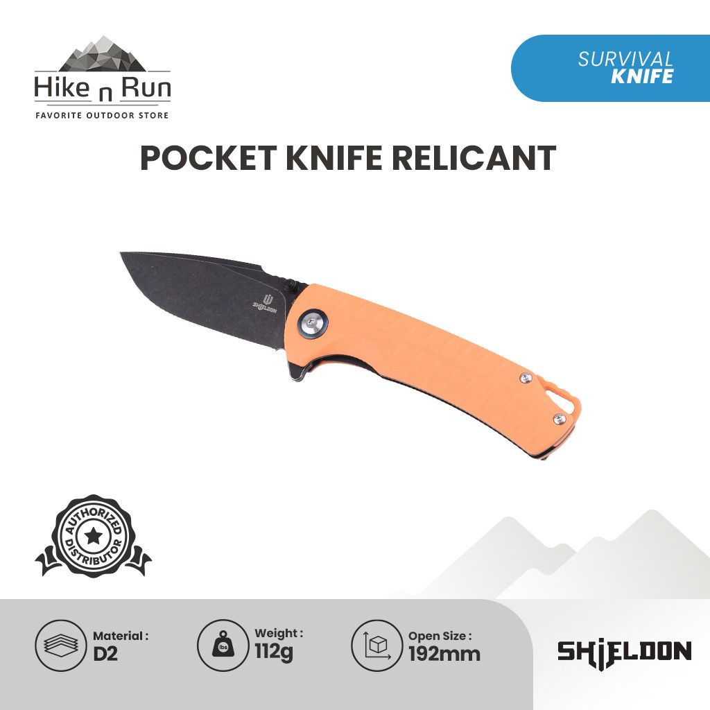 Pisau Lipat Survival Shieldon Pocket Knife Relicant 7070G2