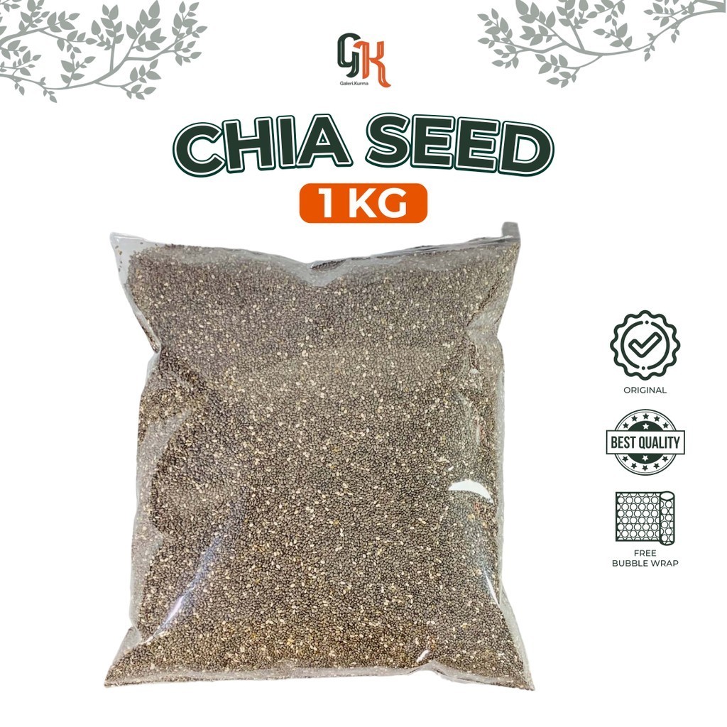 

Biji Black Chia Seed Organic / Chia Seed Original 1kg