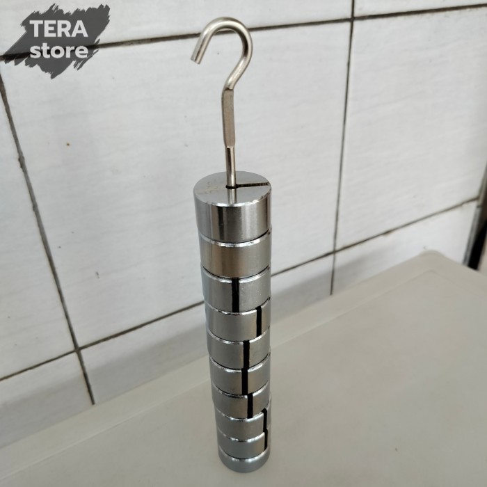 beban bercelah 1000 gram dengan penggantung alat peraga