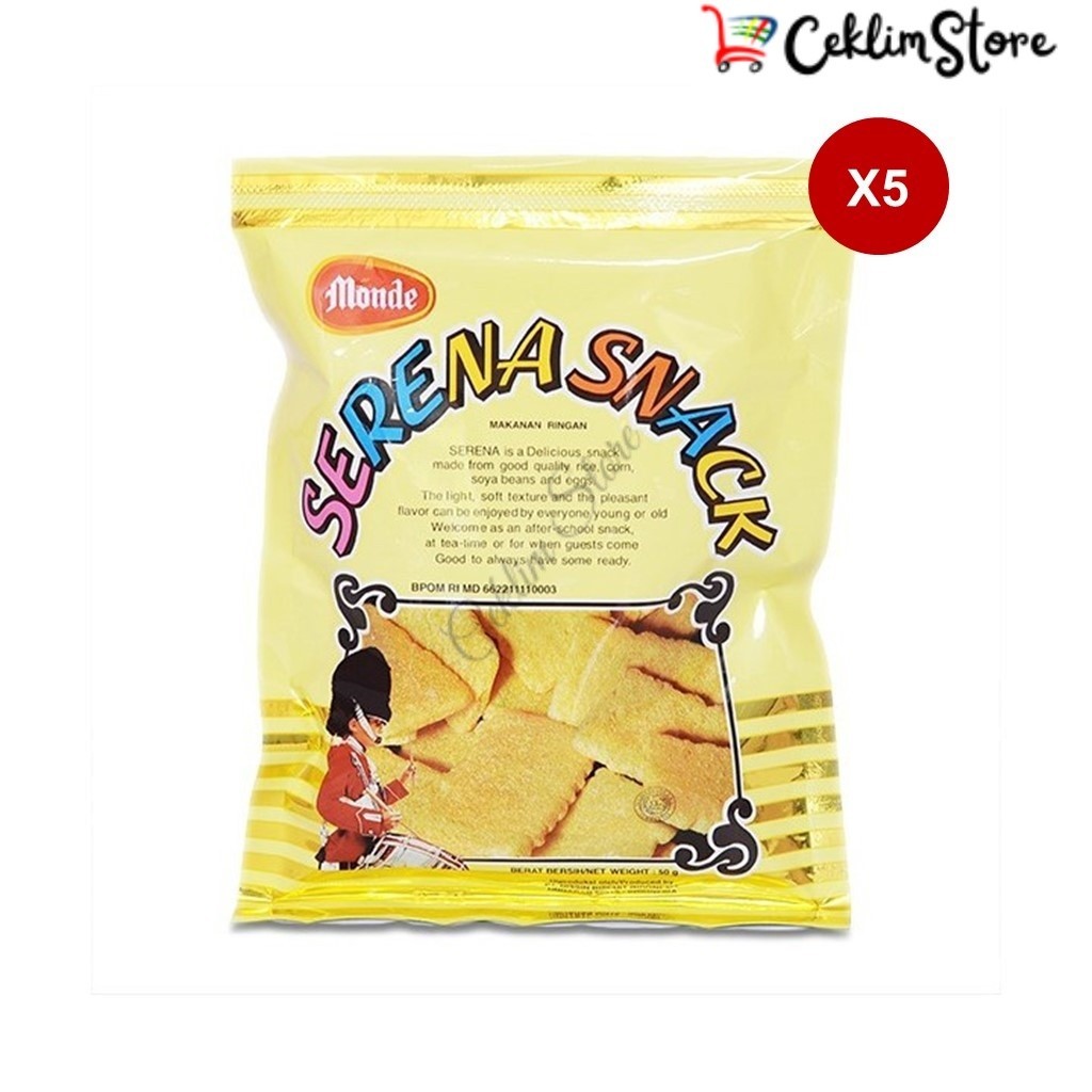 

Monde Serena Snack Gold 60 gr x5